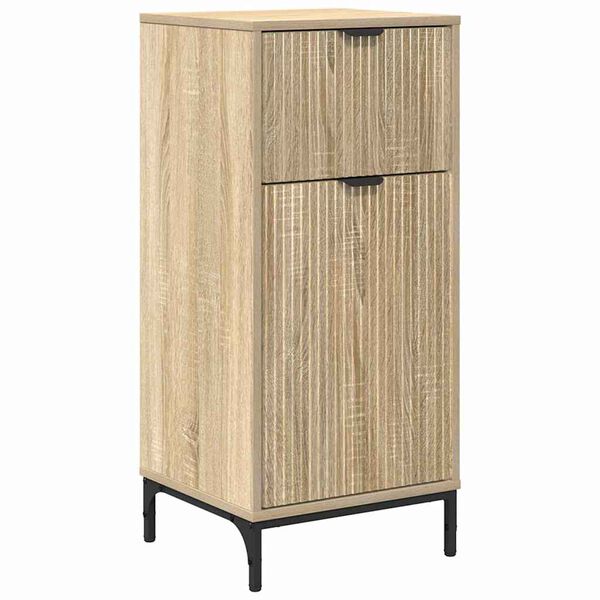vidaXL Badezimmerschrank mit Schubladen Sonoma-Eiche 39,5 x 36 x 88 cm
