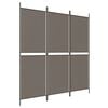 vidaXL 3-tlg. Paravent Anthrazit 150x200 cm Stoff