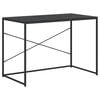 vidaXL Computertisch Schwarz 110x60x70 cm Holzwerkstoff