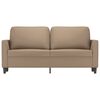 vidaXL 2-Sitzer-Sofa Cappuccino-Braun 140 cm Kunstleder