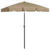 vidaXL Strandschirm Taupe 180x120 cm
