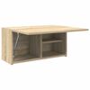 vidaXL Bad-Wandschrank Sonoma-Eiche 60x25x30 cm Holzwerkstoff