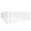vidaXL Outdoor-Hundezwinger Verzinkter Stahl 950x570x185 cm