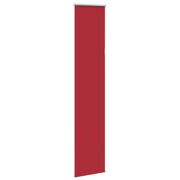 vidaXL Verdunkelungsrollo Rot 55x210 cm Stoffbreite 50,7 cm Polyester
