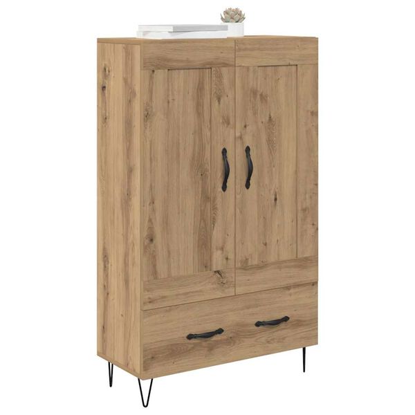vidaXL Highboard Artisan-Eiche 69,5 x 31 x 115 cm Holzwerkstoff