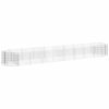 vidaXL Gabionen-Hochbeet Verzinktes Eisen 500x100x50 cm