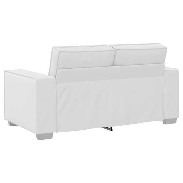 vidaXL Sofa Wei&szlig; 160 x 80 x 84 cm Stoff