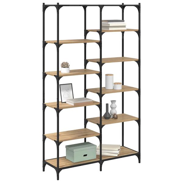 vidaXL Regal Artisan-Eiche 100 x 32 x 170 cm Holzwerkstoff