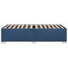 vidaXL Bettgestell ohne Matratze Blau 100x200 cm Stoff