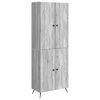 vidaXL Schrankset 2 pcs Grau Sonoma Holzwerkstoff