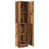 vidaXL Highboard Altholz 35 x 39 x 168 cm Holzwerkstoff