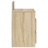 vidaXL Nachttisch mit 2 Schubladen Sonoma-Eiche 40x33x60 cm