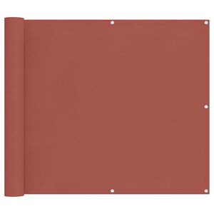 vidaXL Balkonsichtschutz Terrakotta 100 x 1000 cm Oxford-Stoff