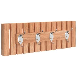 vidaXL Hakenleiste 42x8,5x14 cm Massivholz Nussbaum