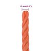 vidaXL Arbeitsseil Orange 12 mm 25 m Polypropylen