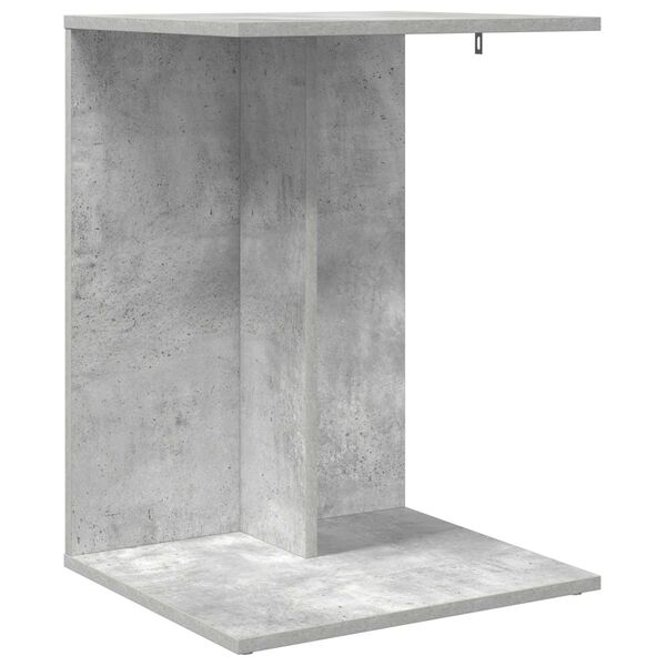 vidaXL Beistelltisch Beton Grau 45 x 40 x 62,5 cm Holzwerkstoff