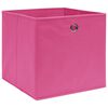 vidaXL Aufbewahrungsboxen 4 Stk. Vliesstoff 28x28x28 cm Rosa