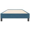 vidaXL Boxspringbett ohne Matratze Dunkelblau 80x220 cm Samt