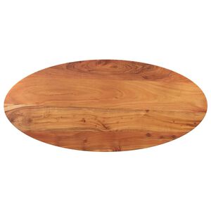 vidaXL Tischplatte 90x40x3,8 cm Oval Massivholz Akazie