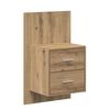 vidaXL Kopfteil mit Schrank 3 pcs Artisan-Eiche Holzwerkstoff