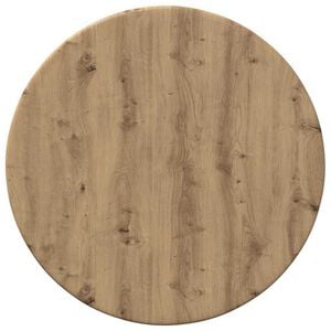 vidaXL Tischplatte &Oslash; 30 x 1,5 cm Rund Holzwerkstoff Artisan-Eiche