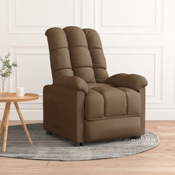 vidaXL Relaxsessel Braun Stoff