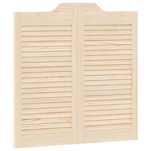 vidaXL Schwingt&uuml;ren 80 x 40 cm Massives Kiefernholz Natur