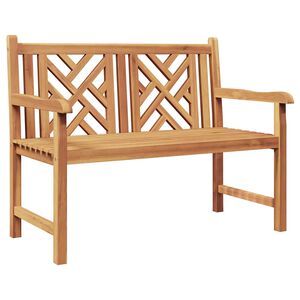 vidaXL Gartenbank 114 x 60 x 90 cm Massivholz Teak