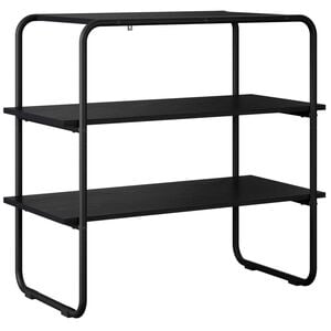 vidaXL Konsolentisch Schwarze Eiche 60 x 41 x 75 cm Holzwerkstoff