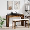 vidaXL Klavierst&auml;nder Ger&auml;ucherte Eiche 100 x 32 x 64 cm Holzwerkstoff