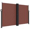 vidaXL Seitenmarkise Ausziehbar Braun 160x1200 cm
