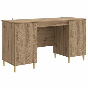 vidaXL Schreibtisch Artisan-Eiche Holzwerkstoff 142,5 x 50 x 75 cm