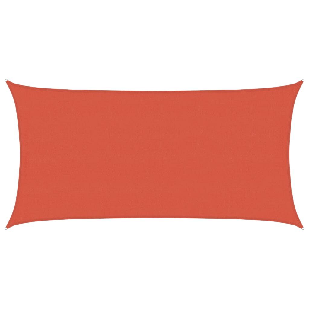 ColourTree Sonnensegel Rechteckig, 2,4 X 3 M, Rot – UV-Schutz 95%, Atmungsaktiv & Wetterfest