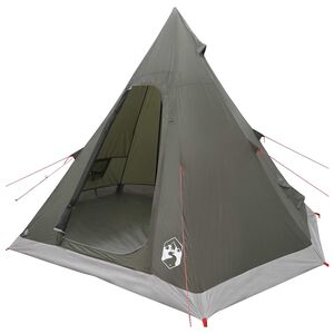 vidaXL 3 Personen Olivegr&uuml;n 185T Polyester mit PU-Beschichtung