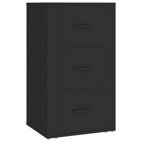 vidaXL Sideboard Schwarz 40x33x70 cm Holzwerkstoff