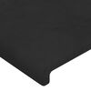 vidaXL Boxspringbett mit Matratze Schwarz 80x200 cm Samt