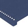 vidaXL Boxspringbett mit Matratze Blau 120x200 cm Stoff