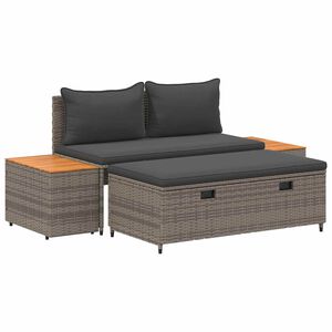 vidaXL Outdoor-Sofagarnitur 4 -Seater 4 pcs 55 x 30 x 39 cm