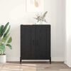 vidaXL Sideboard Schwarz Eichen-Optik 69,5 x 34 x 90 cm