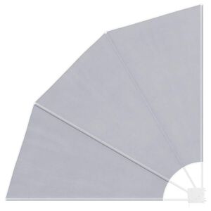 vidaXL Faltbarer Balkonf&auml;cher Grau 140&times;140 cm