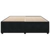 vidaXL Bettgestell ohne Matratze Schwarz 200x200 cm Samt