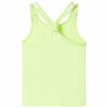Kinder-Tanktop Neongelb 116