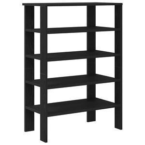 vidaXL Schuhregal Schwarz 61x32x87,5 cm Holzwerkstoff