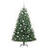 vidaXL K&uuml;nstlicher klappbarer Weihnachtsbaum mit 150 LEDs Gr&uuml;n 150 cm