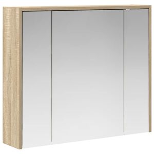 vidaXL Badezimmerspiegelschrank Sonoma-Eiche 73,5 x 16 x 62,5 cm