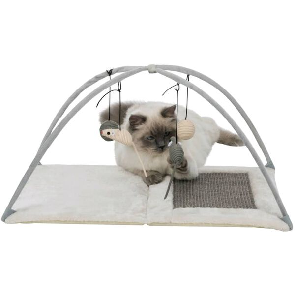TRIXIE Katzen-Spielmatte Sisal und Pl&uuml;sch 43114