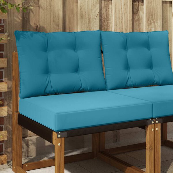 vidaXL Sofakissen f&uuml;r drau&szlig;en 2 pcs K&ouml;nigsblau Polyester