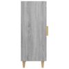 vidaXL Sideboard Grau Sonoma 34,5x34x90 cm Holzwerkstoff