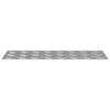 vidaXL Treppe Tritt Rechtwinklig 2 pcs Silber 60 x 20 cm Aluminium
