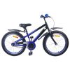 vidaXL Kinderfahrrad 18 Zoll f&uuml;r 5-7 Jahre alt Blau Schwarz